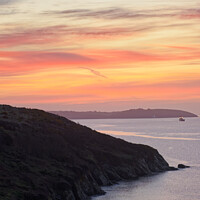 Buy canvas prints of Maenporth Cornwall sunrise by Duncan Savidge