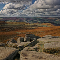 Buy canvas prints of Autumn in the Peak District  by Duncan Savidge