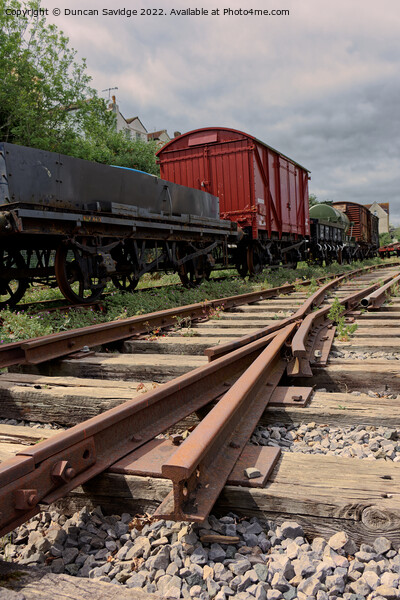 Bristol Harborside railway tracks Picture Board by Duncan Savidge