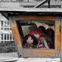 Buy canvas prints of Rosie and Jim colour pop in Bristol Harbour  by Duncan Savidge