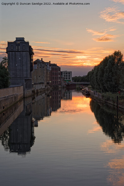 Sunset over the River Avon Bath Picture Board by Duncan Savidge