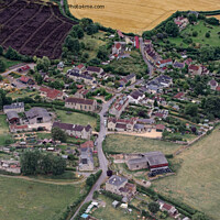 Buy canvas prints of Priston from the air by Duncan Savidge