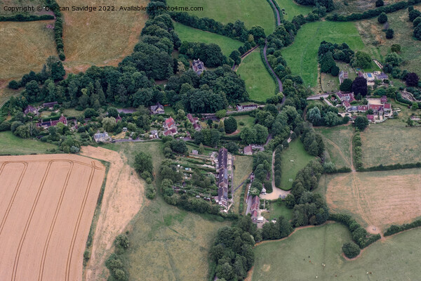 Dunkerton Village from the air Picture Board by Duncan Savidge