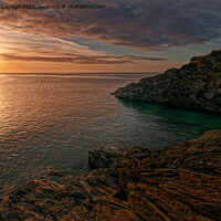 Buy canvas prints of Cornish sunrise across the sea by Duncan Savidge