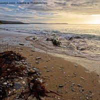 Buy canvas prints of Cornish sunrise across Falmouth bay by Duncan Savidge