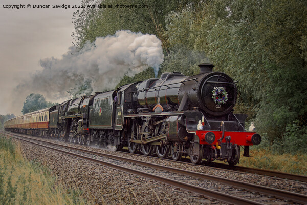 Bristol Forty double headed steam train tour Septe Picture Board by Duncan Savidge