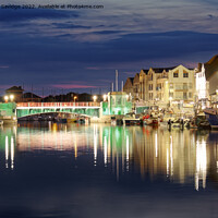 Buy canvas prints of Weymouth by night  by Duncan Savidge