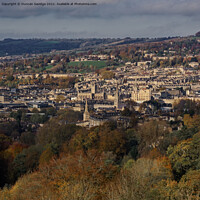 Buy canvas prints of Autumn views over Bath by Duncan Savidge