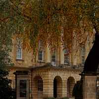 Buy canvas prints of Holburne museum bath in the autumn by Duncan Savidge