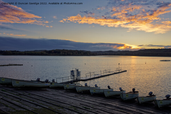 Chew Valley lake sunrise Picture Board by Duncan Savidge