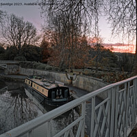 Buy canvas prints of Sydeny Gardens Bath sunset  by Duncan Savidge