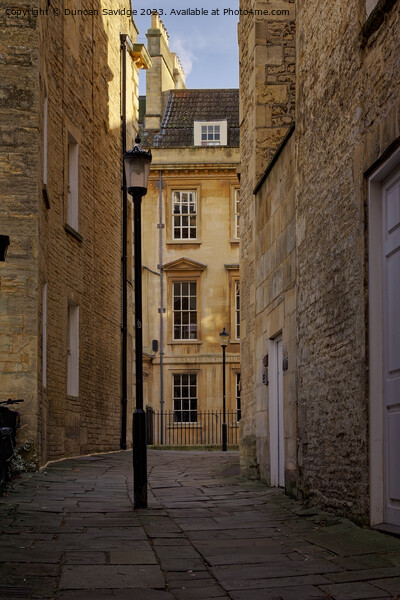 Bath side Streets  Picture Board by Duncan Savidge