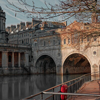 Buy canvas prints of Pulteney Bridge Bath Cinematic  by Duncan Savidge