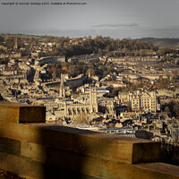 Buy canvas prints of Everyone's favorite view of Bath by Duncan Savidge