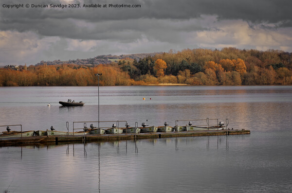 Winter at Chew Valley Lake Picture Board by Duncan Savidge