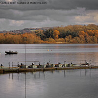 Buy canvas prints of Winter at Chew Valley Lake by Duncan Savidge