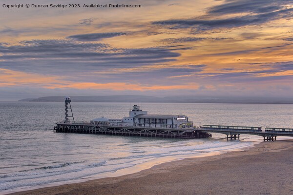 Bournemouth Pier sunset Picture Board by Duncan Savidge