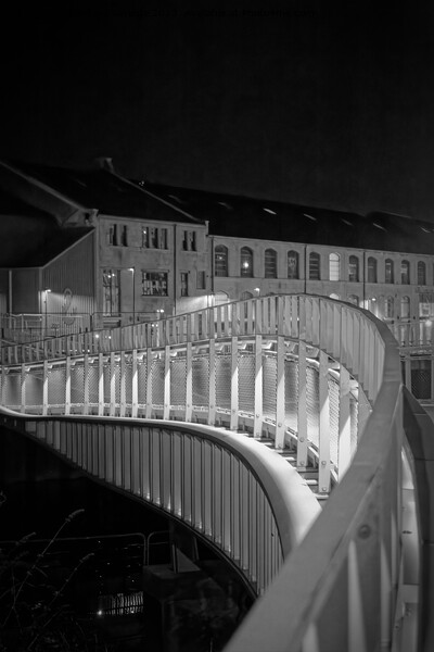 Bath Quays bridge in Bath Picture Board by Duncan Savidge