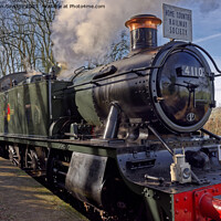 Buy canvas prints of 4110 at Mendip Vale station, East Somerset Railway - steam train by Duncan Savidge