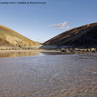 Buy canvas prints of Looking inland at the breathtaking Chapel Porth by Duncan Savidge