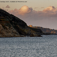 Buy canvas prints of Sunset looking towards Falmouth  by Duncan Savidge