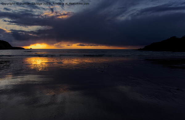 Moody first light on the Cornish coast  Picture Board by Duncan Savidge