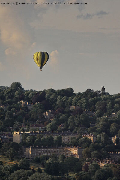 Ascent hot air balloon Bath Picture Board by Duncan Savidge