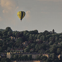 Buy canvas prints of Ascent hot air balloon Bath by Duncan Savidge