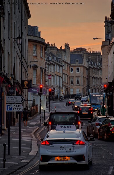 Bath sunset street photography  Picture Board by Duncan Savidge