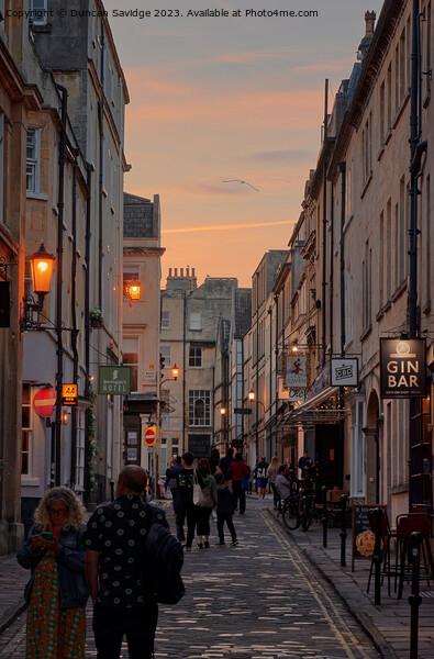 Bath Street sunset  Picture Board by Duncan Savidge