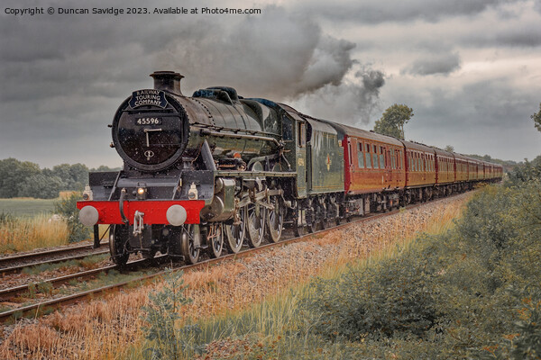 Steam Train Bahamas on the West Somerset Steam Express Picture Board by Duncan Savidge