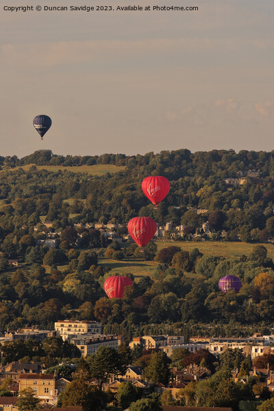 Hot air balloons launching from Batj Picture Board by Duncan Savidge