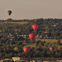 Buy canvas prints of Hot air balloons launching from Batj by Duncan Savidge