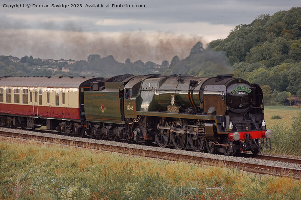 Steam train Braunton  Picture Board by Duncan Savidge