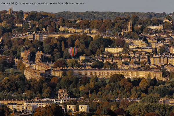Hot Air Balloons over bath October 2023 Picture Board by Duncan Savidge