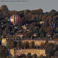 Buy canvas prints of Hot Air Balloons over bath October 2023 by Duncan Savidge