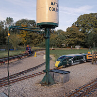Buy canvas prints of Ashton Court miniature railway by Duncan Savidge
