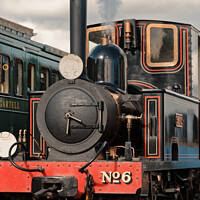 Buy canvas prints of No. 6 Mr G Steam Locomotive at Gartell Light Railway  by Duncan Savidge