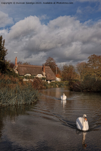 English village - Sherrington Picture Board by Duncan Savidge