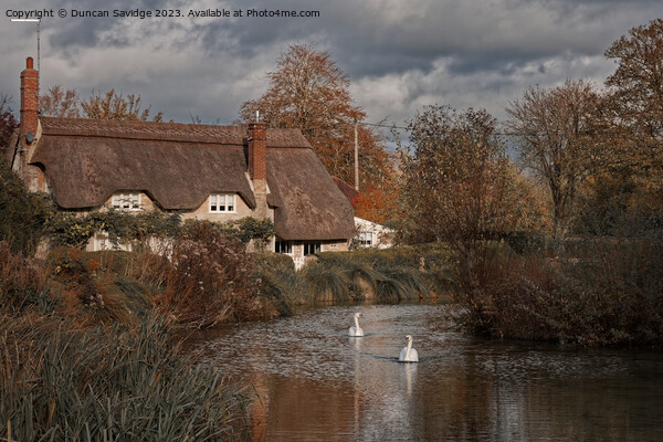 English village - Sherrington Picture Board by Duncan Savidge