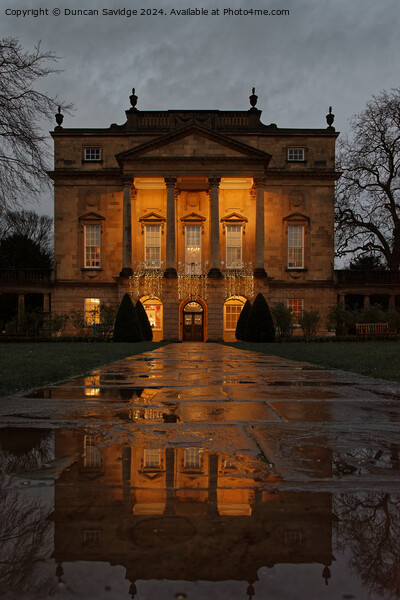Holburne Museum in the rain at Christmas  Picture Board by Duncan Savidge