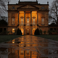 Buy canvas prints of Holburne Museum in the rain at Christmas  by Duncan Savidge