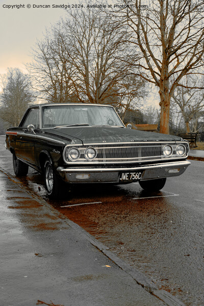 The Dodge Coronet 440 on Royal Avenue Bath Picture Board by Duncan Savidge