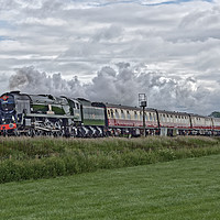 Buy canvas prints of Steam Train Braunton powering through Somerset by Duncan Savidge