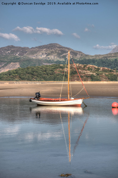 North Wales sailing boat 'duncan' Picture Board by Duncan Savidge