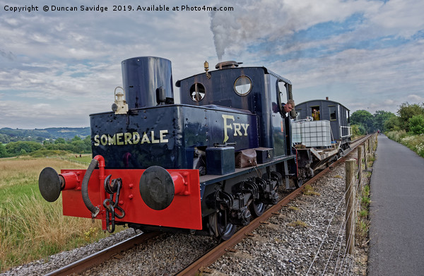 Fry's Sentinel No 7492 at Avon Valley Picture Board by Duncan Savidge