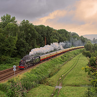 Buy canvas prints of Mainline steam returns with 46100 ‘Royal Scot’ by Duncan Savidge