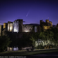 Buy canvas prints of Caerphilly Castle by Warren Evans