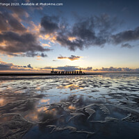 Buy canvas prints of St Annes Sunset  by Michael Tonge