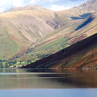 Buy canvas prints of Lake Wastwater, Cumbria by John Robertson
